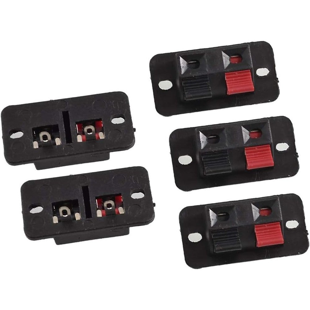Davitu 2-position push-in speaker terminal front view