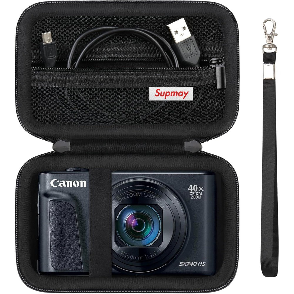 Supmay hard carrying case for Canon PowerShot front view