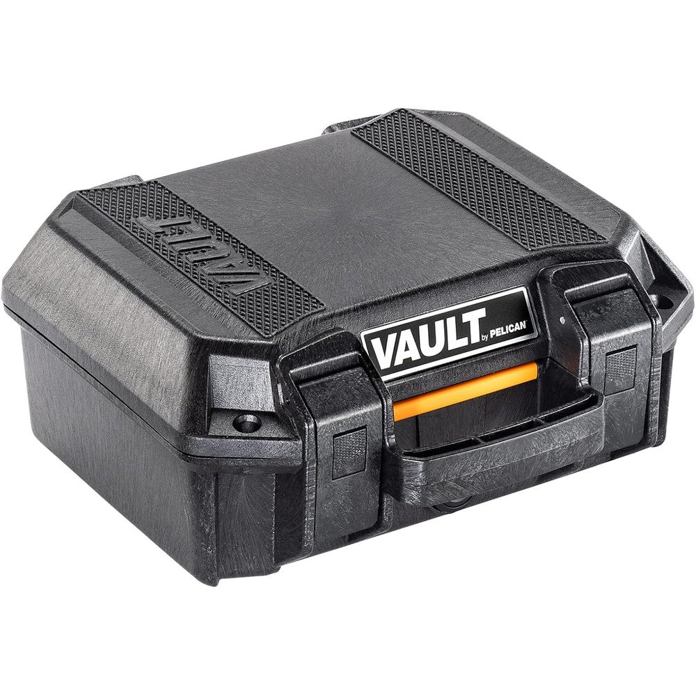 Pelican Vault V100 hard case front view in black