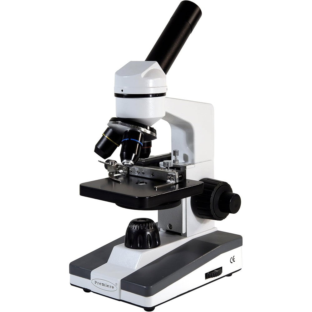 C & A Scientific Premiere MSK-01L monocular compound microscope front view