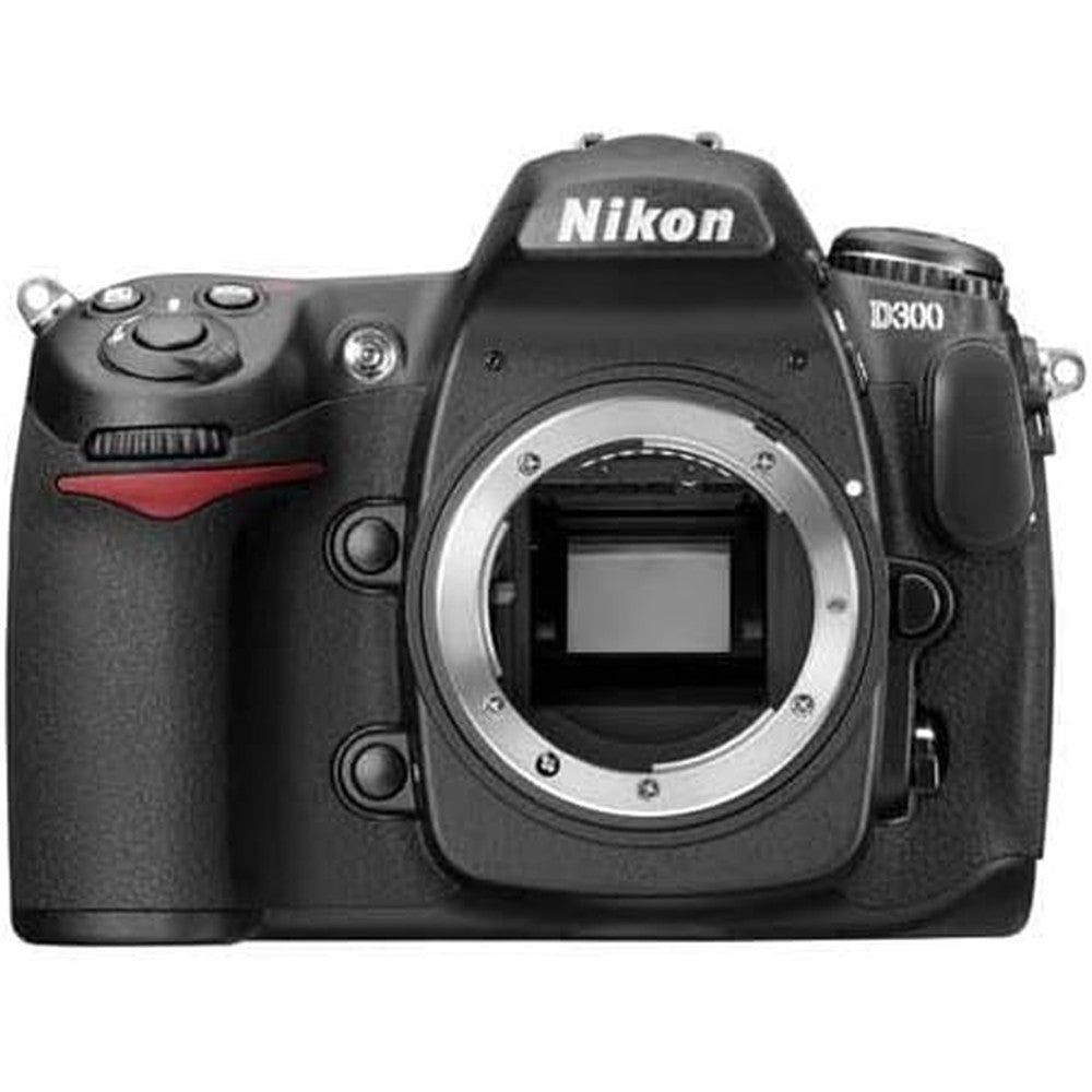 Nikon D300 DX 12.3MP Digital SLR Camera Body front view showing F-mount opening