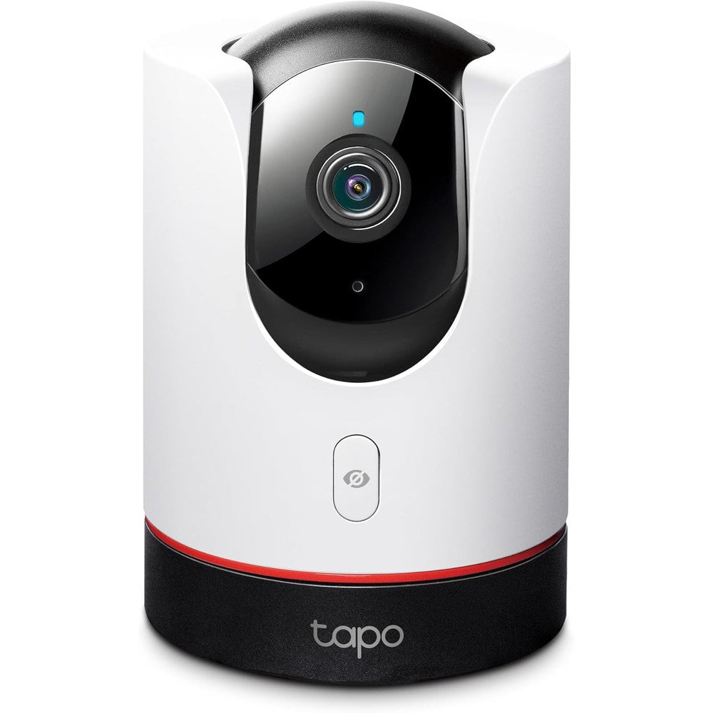TP-Link Tapo C225 2K QHD indoor smart security camera front view showcasing its modern round aesthetic.