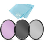 BM Premium 49mm 3 Piece Filter Kit front view