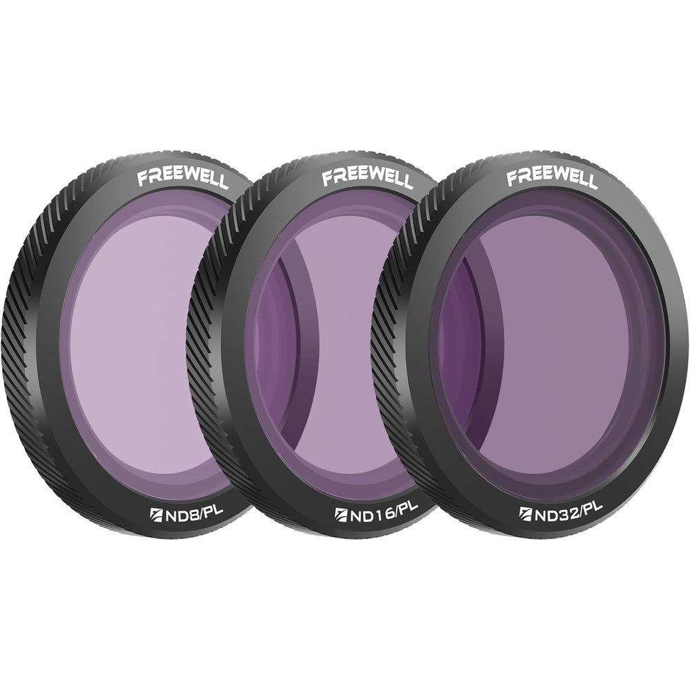 Freewell Magnetic Bright Day 3-Pack Filters for DJI Neo front view