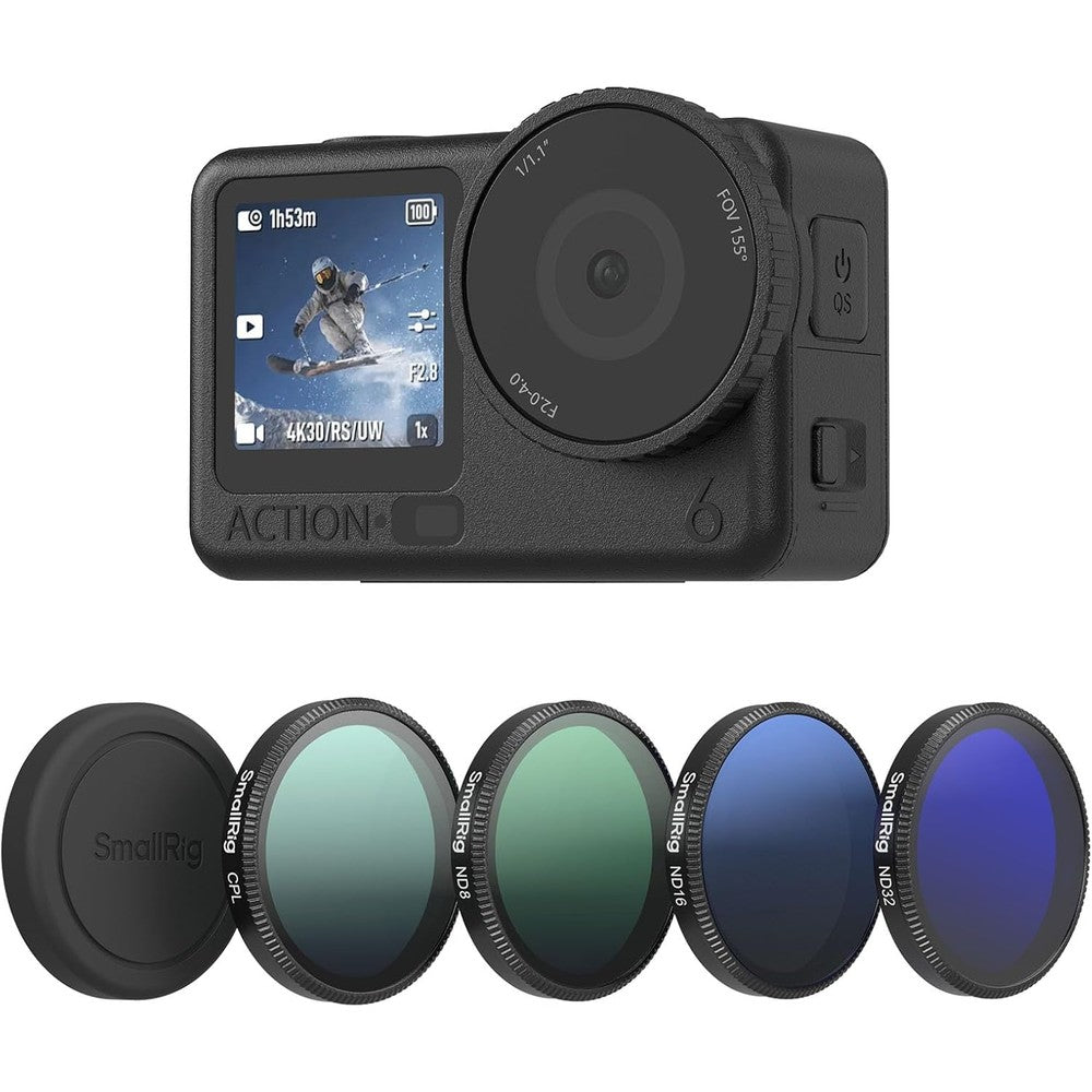 SmallRig ND filter kit for DJI Osmo Action 6 front view