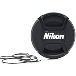 MOSTOS Brings Superior 55mm camera lens cap front view with center pinch design
