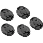 CamDesign 62mm front lens filter cap bundle front view for DSLR protection