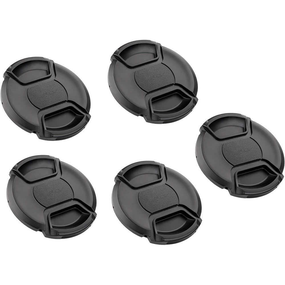 CamDesign 62mm front lens filter cap bundle front view for DSLR protection