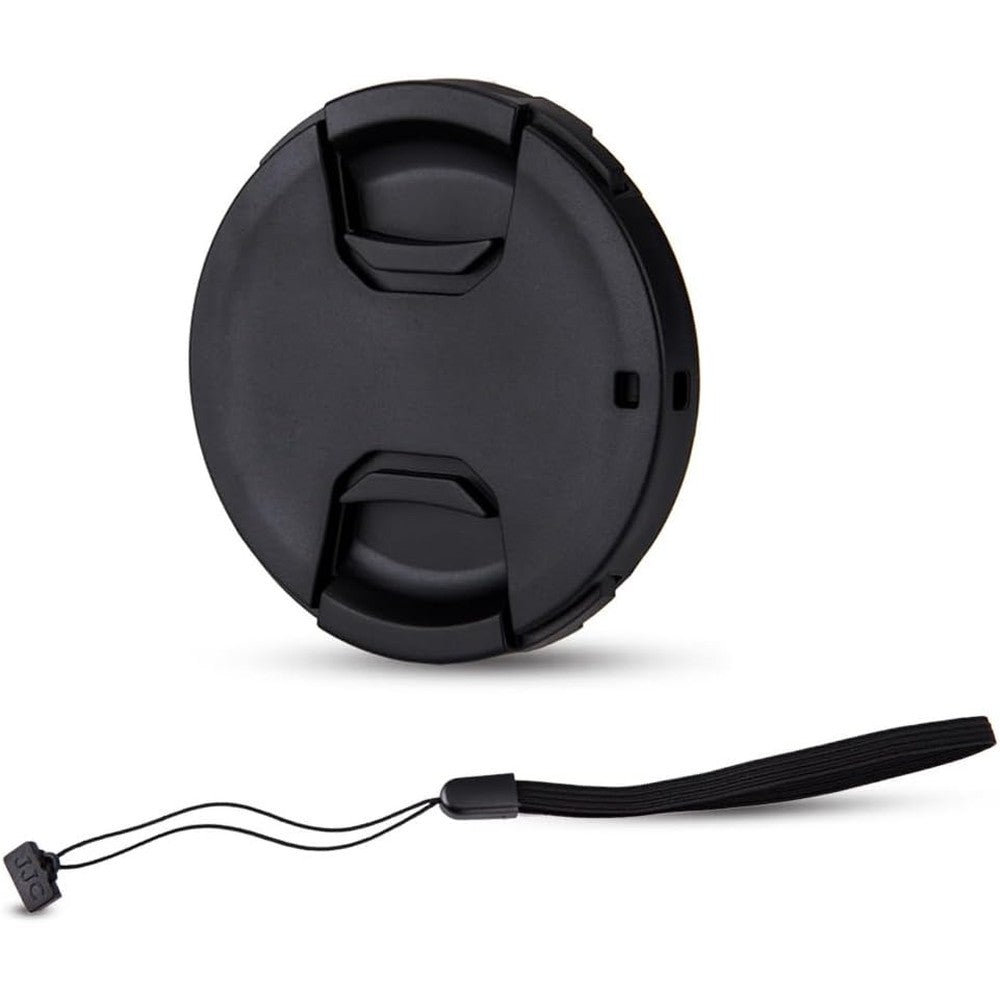JJC 40.5mm front lens cap cover protecting a camera lens front view