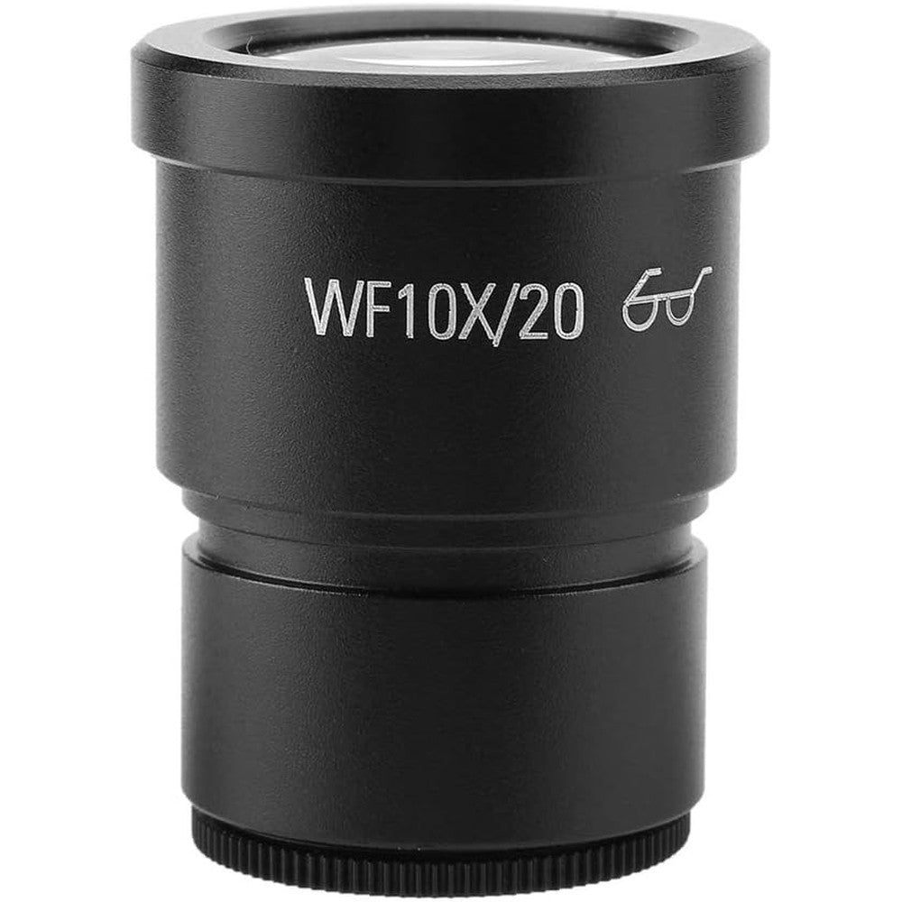Marhynchus wide field stereo microscope eyepiece front view showcasing the high quality optical glass lens.