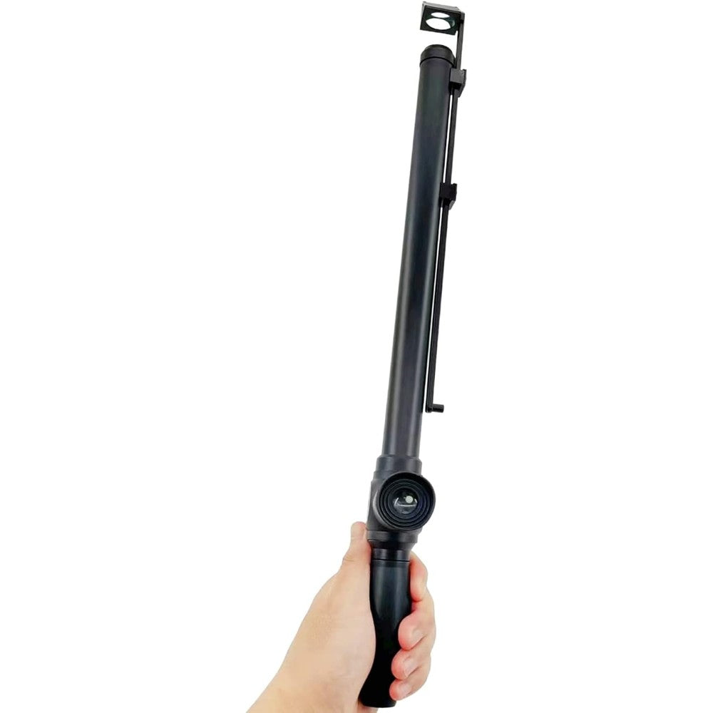 Pocnsen HD periscope monocular telescope extended front view showing the optical lenses and sleek metal body.