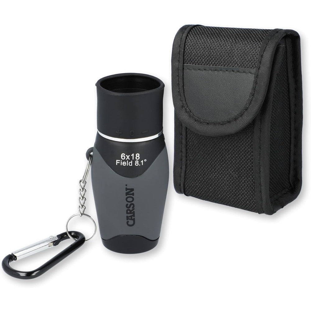 Carson MiniMight 6x18mm Pocket Monocular front view