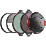 Freewell 82mm L1 Real Locking VND CPL Filter Kit front view showing the optical glass and secure locking tabs.