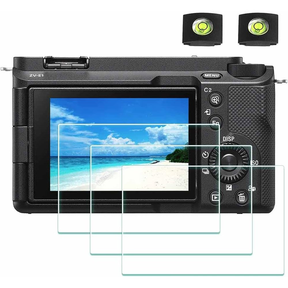 ULBTER camera tempered glass screen protector kit front view package contents