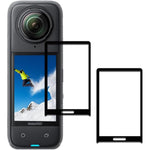 ULBTER tempered glass screen protector for Insta360 X4 front view showing two pack packaging.