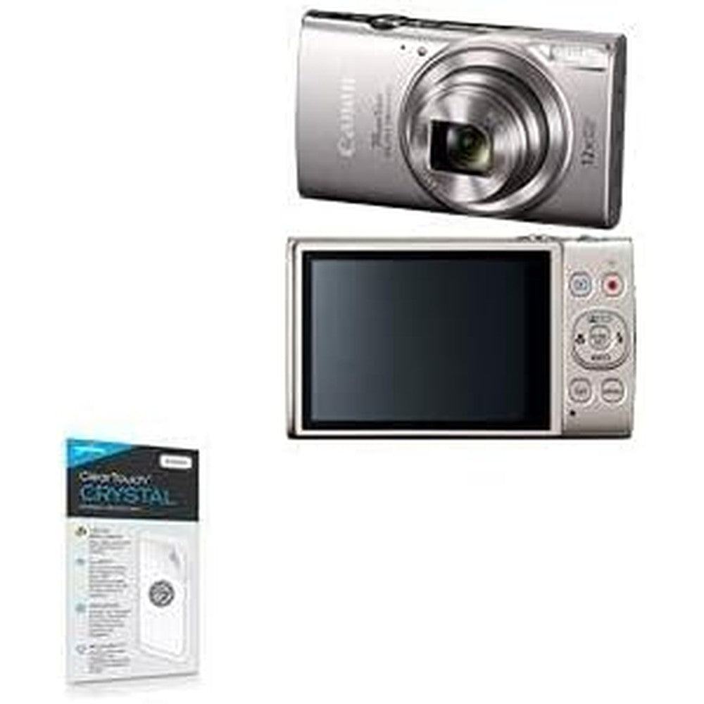 BoxWave ClearTouch Crystal Screen Protector front view packaging for camera display defense
