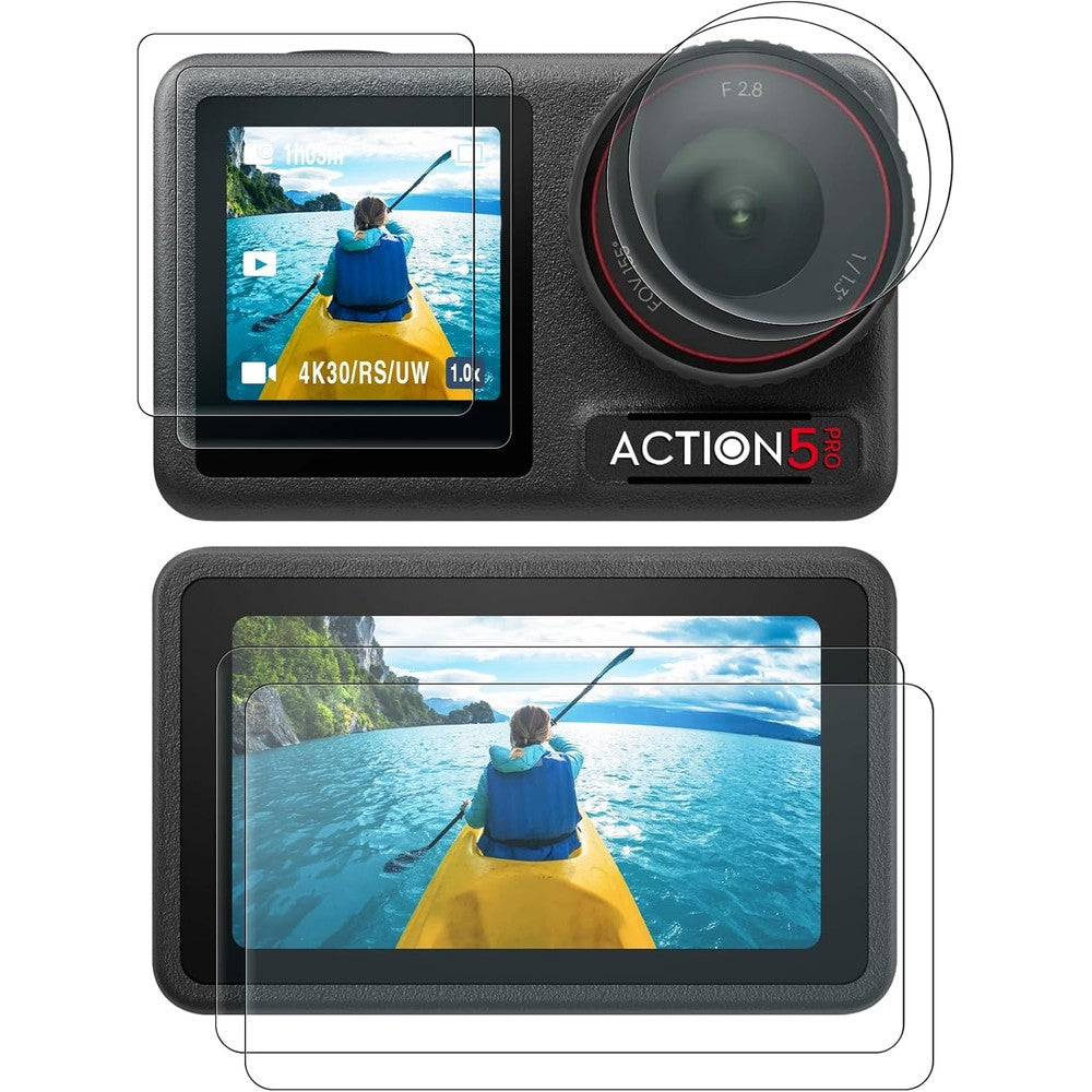 Mavicair Amazear lens screen protector front view showing dual display coverage