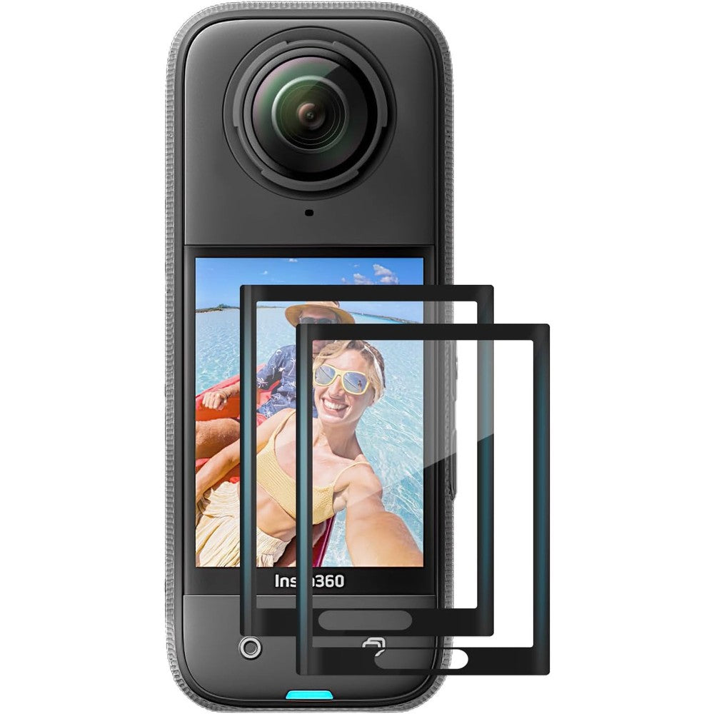 AMAZEAR action camera screen protector two pack front view protecting display