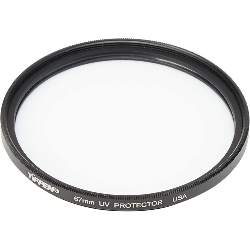 Tiffen 67mm UV Protection Filter for Camera Lenses Clear Shielding Glass Variant Black