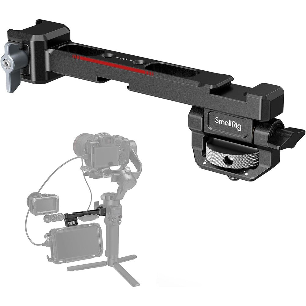 SmallRig Adjustable Camera Monitor Mount With NATO Clamp For DJI RS 2 RSC 2 RS 3 RS 3 Pro RS 3 Mini Gimbal Stabilizers