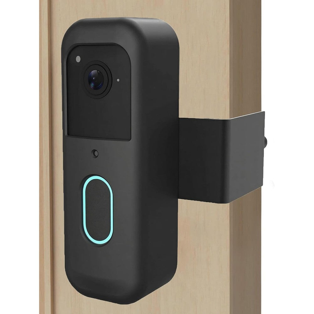 Blink Doorbell Mount, Anti-Theft Doorbell Mount for Blink Video Doorbell 2nd Gen (2025 newest model), No-Drill Needed Blink Doorbell Mount with Protective Cover, No Block Sensor & Night Vision (Black)