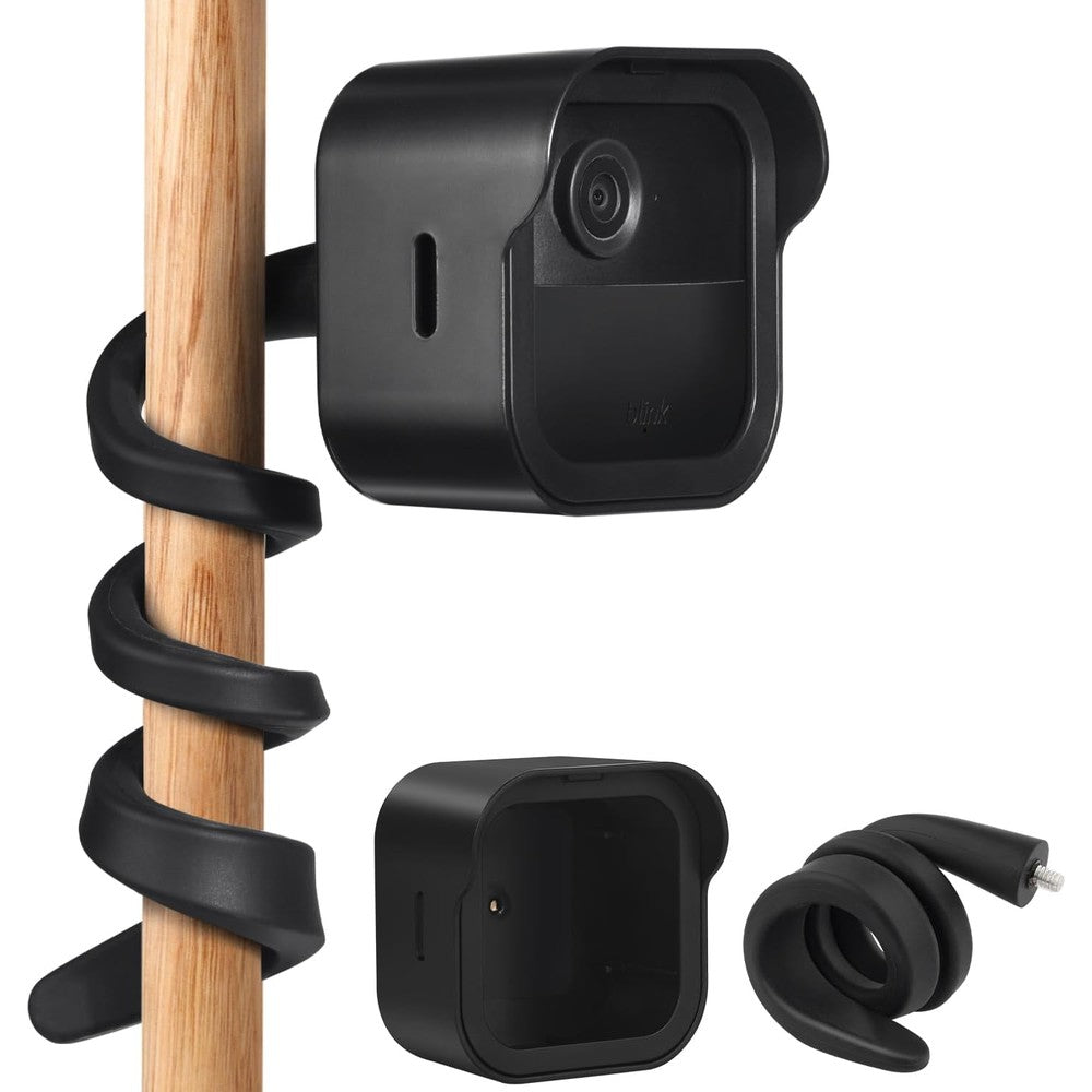 Flexible Twist Mount for All-New Blink Outdoor 4 (4th Gen) & Blink Outdoor (3rd Gen), Weatherproof Protective Housing with Charging Cutout and Gooseneck Mount for Blink Camera