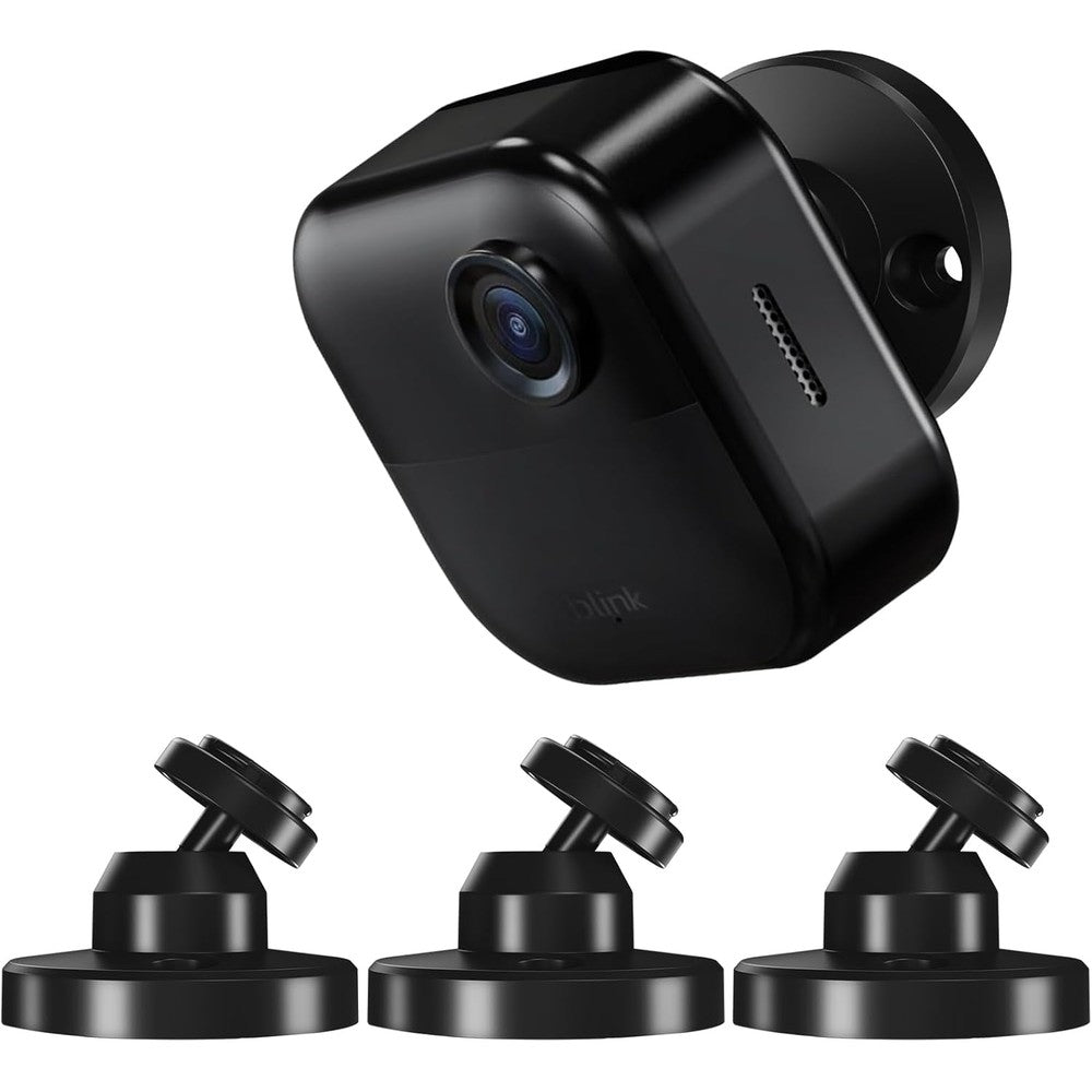 Blink Outdoor Camera Mount, 360 Degree Adjustable Wall Mount Bracket, Compatible with Blink Mini, Blink 4th and 3rd Gen Outdoor Camera, 3 Pack, Black