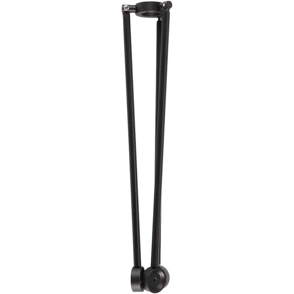 Hosrivae metal tripod stabilizer floor guide front view for surveying equipment alignment.