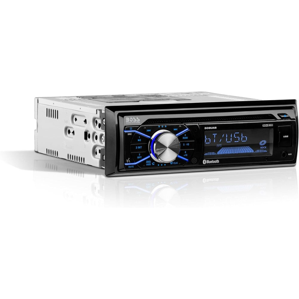 Boss Audio Systems 508UAB single din car stereo front view