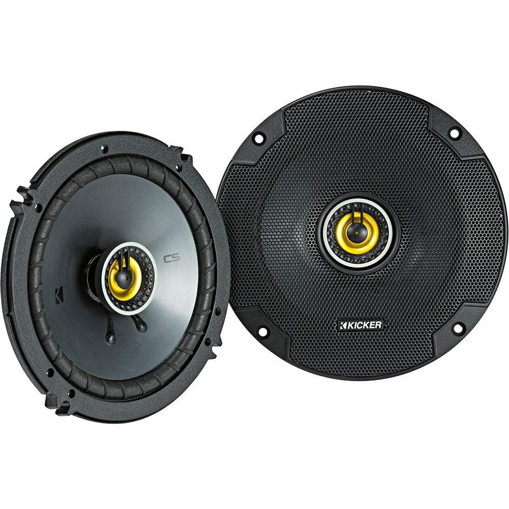 Kicker 46CSC654 CS-Series 6.5-inch coaxial speakers front view
