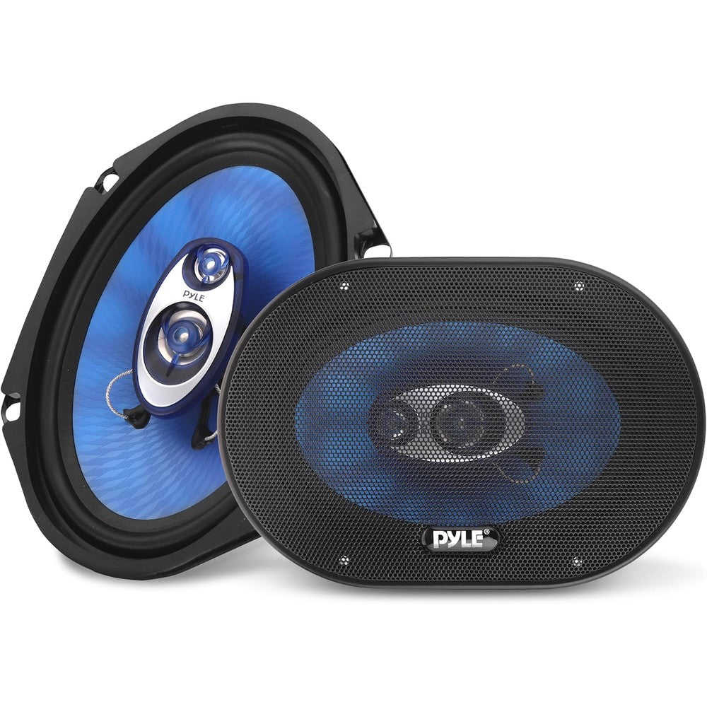 Pyle PL683BL 6x8 inch car speaker front view