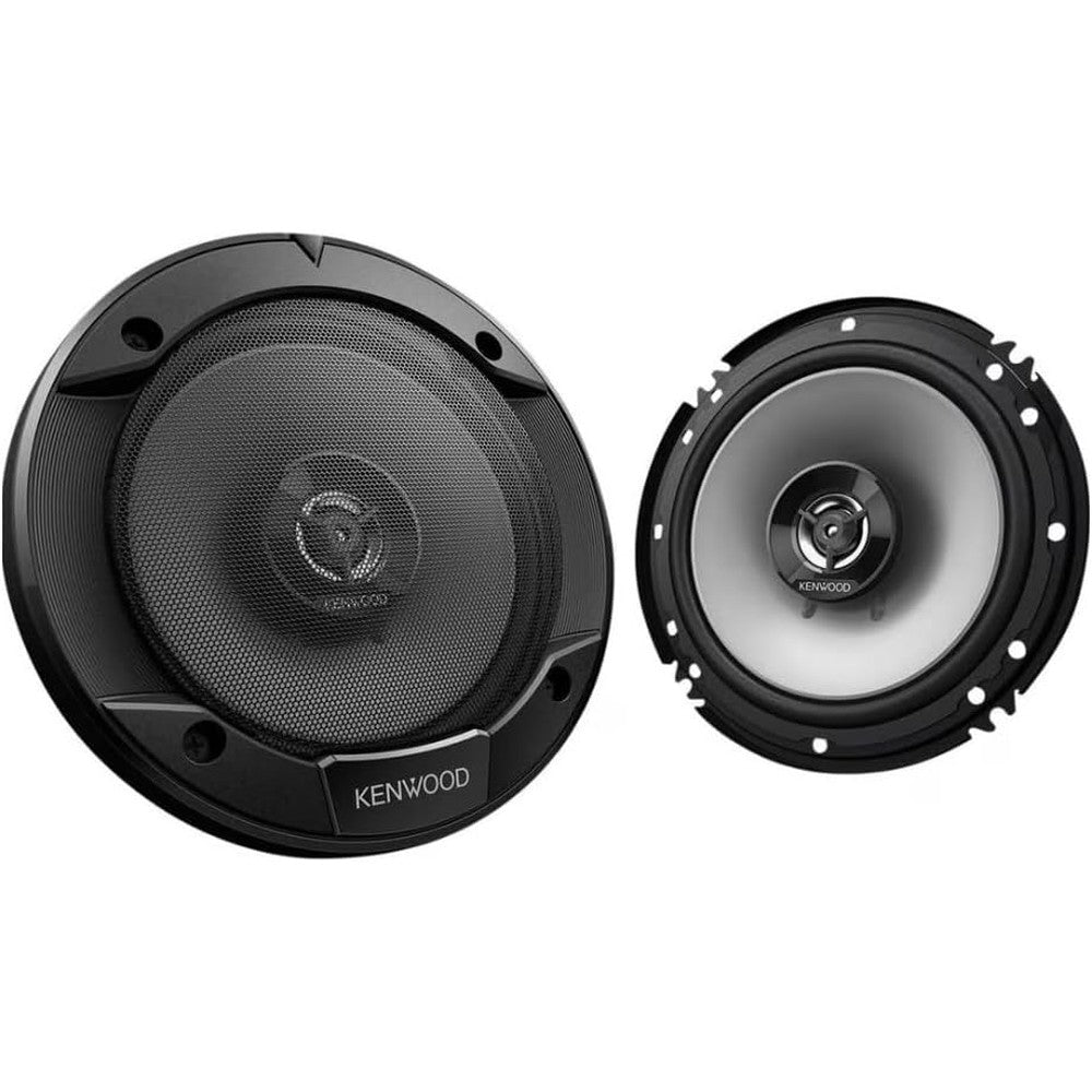 Kenwood KFC-1666S 6.5-inch 2-way coaxial car speakers front view