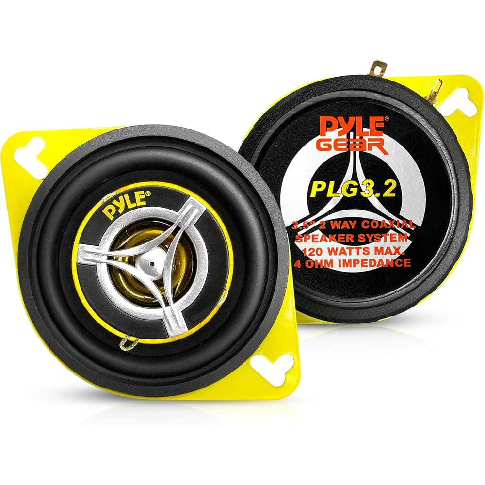Pyle PLG3.2 3.5 inch two-way car speaker front view
