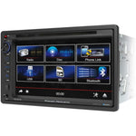 Power Acoustik PD-651B double din car touchscreen receiver front view display panel