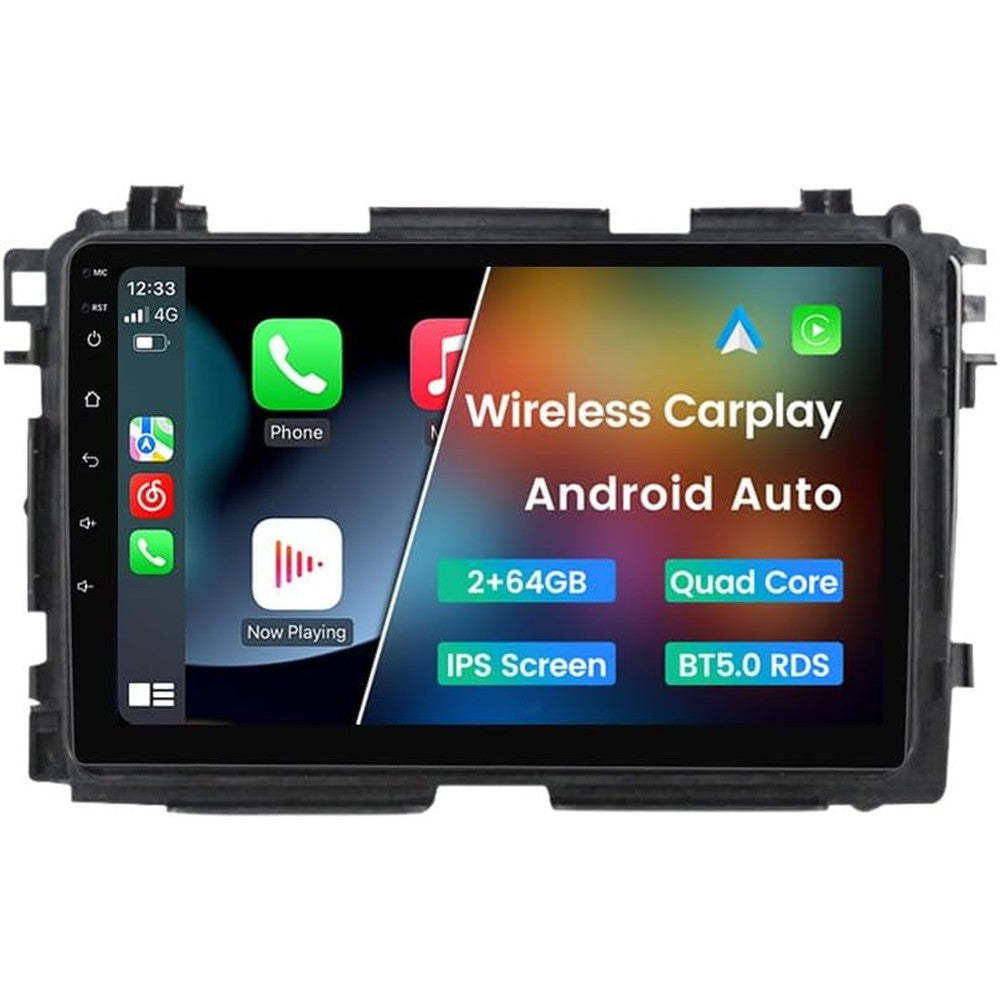 Biorunn 9 inch Android stereo for Honda Vezel front view