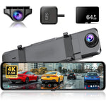 Jomise G814 11-inch mirror dash cam front view with 4K display