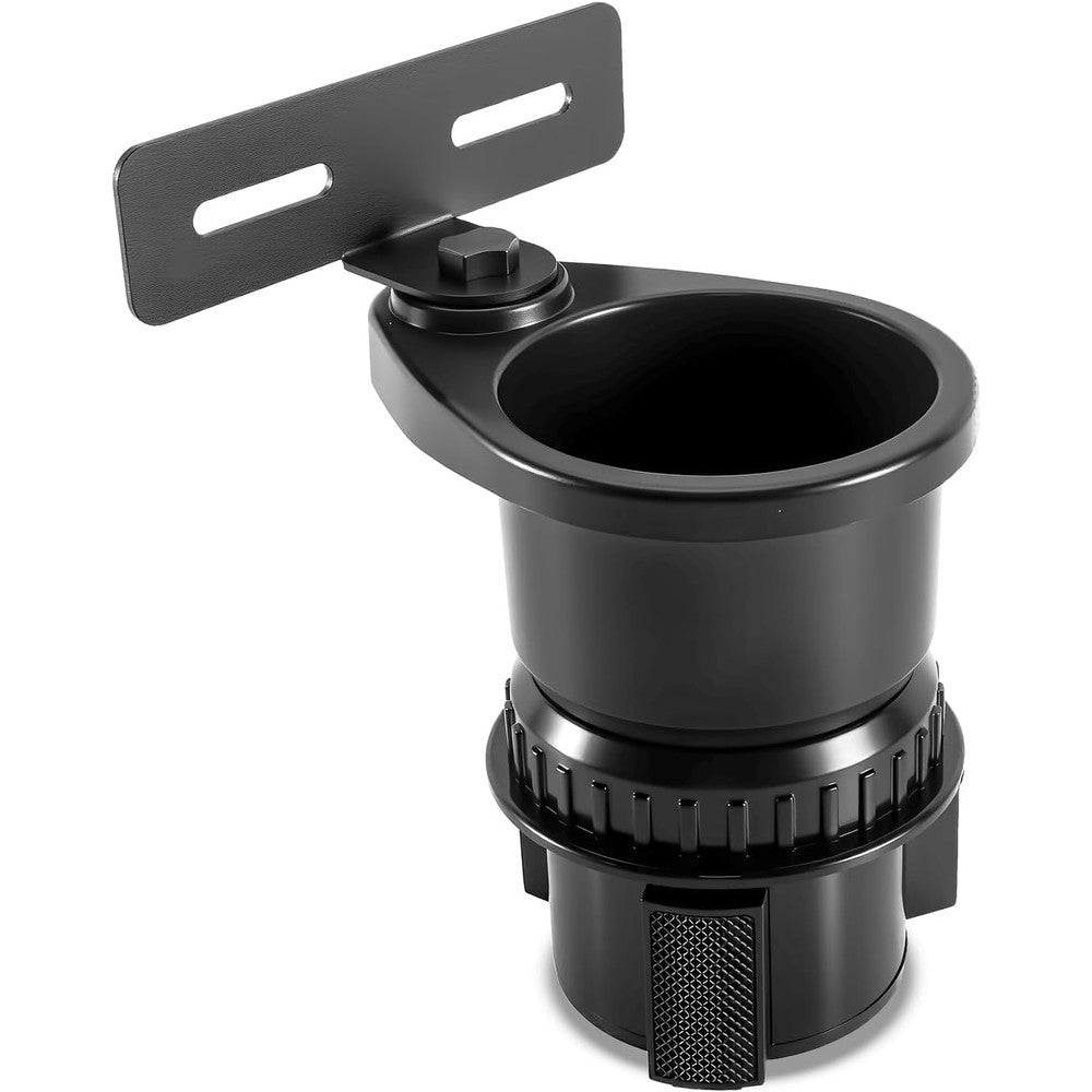 JUFWKO Upgrade CB Radio Mounting Bracket front view inside a car console.