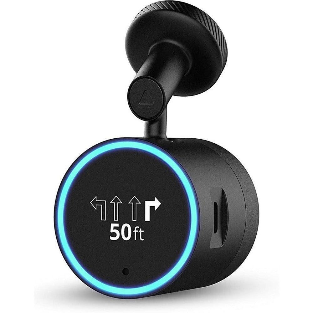 Garmin Speak with Amazon Alexa front view dashboard navigation device