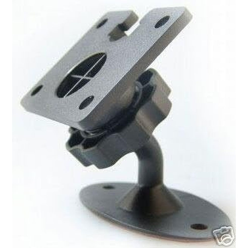 Sirius Satellite Radio Universal Dash Swivel Adhesive Mount front view showing the four hole AMPS head and adjustable car dashboard base.