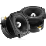 CT Sounds TX-35A super tweeters pair front view showing the custom bullet phase plug design.