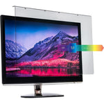 VizoBlueStop anti blue light monitor filter front view on desktop screen