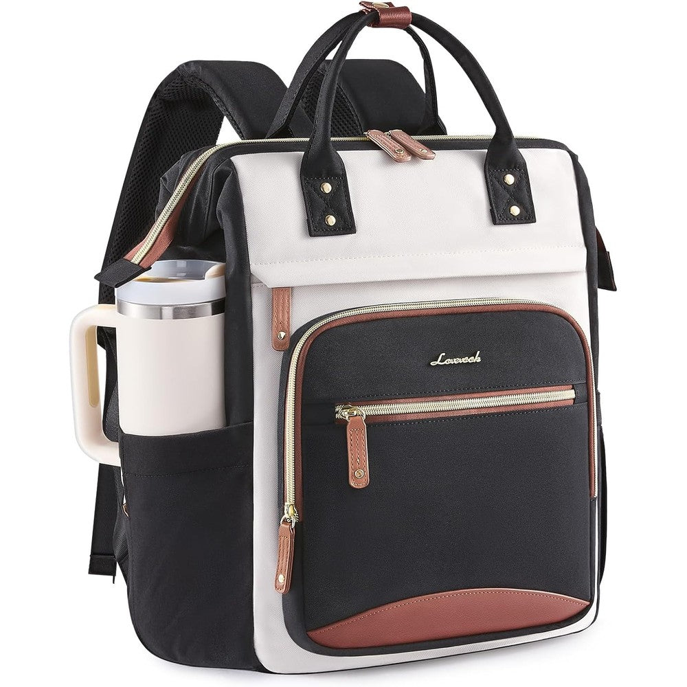 LOVEVOOK laptop backpack for women front view waterproof work bag
