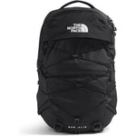 The North Face Borealis commuter laptop backpack front view in black.