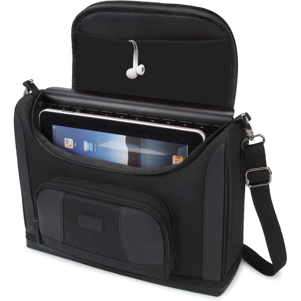 USA Gear messenger tablet bag front view