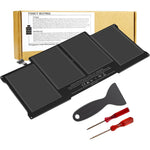 WEFLY laptop battery replacement front view showing sleek black multi cell layout