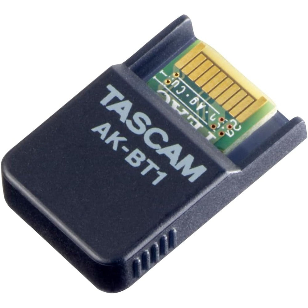 Tascam AK-BT1 Bluetooth Adapter front view for wireless recorder control