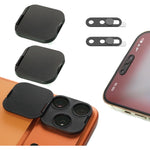 MonTelulu privacy camera cover front view on smartphone screen