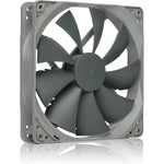 Noctua NF-P14s Redux-1500 PWM computer cooling fan front view showing grey nine blade layout.