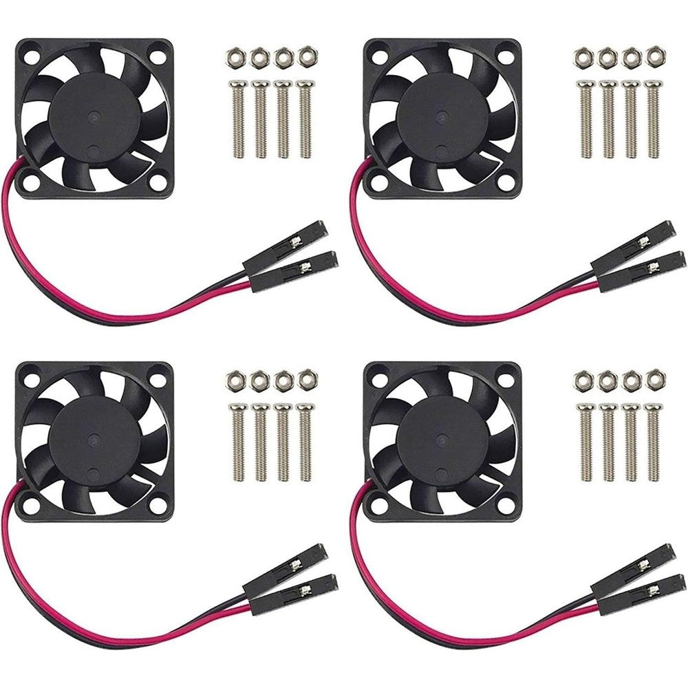 Easycargo Raspberry Pi cooling fan front view showing compact thirty millimeter brushless design.