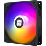Thermalright TL-C12C-S CPU fan front view showcasing addressable RGB illumination
